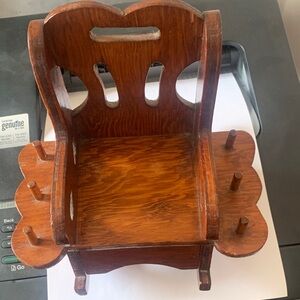 Vintage wooden sewing caddy